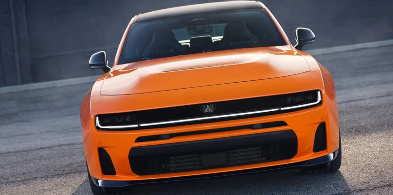 A photo of the front of a 2026 Dodge Charger.