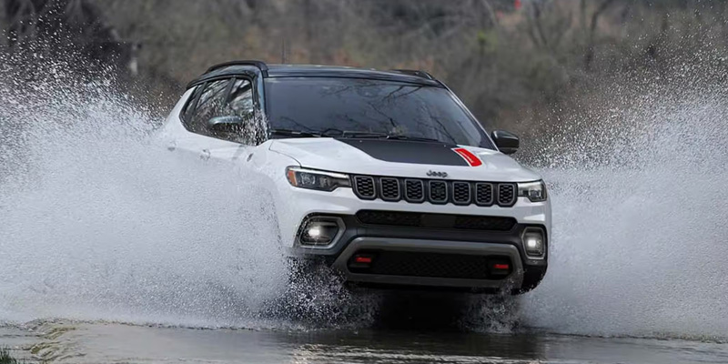 New 2026 Jeep Compass water crossing