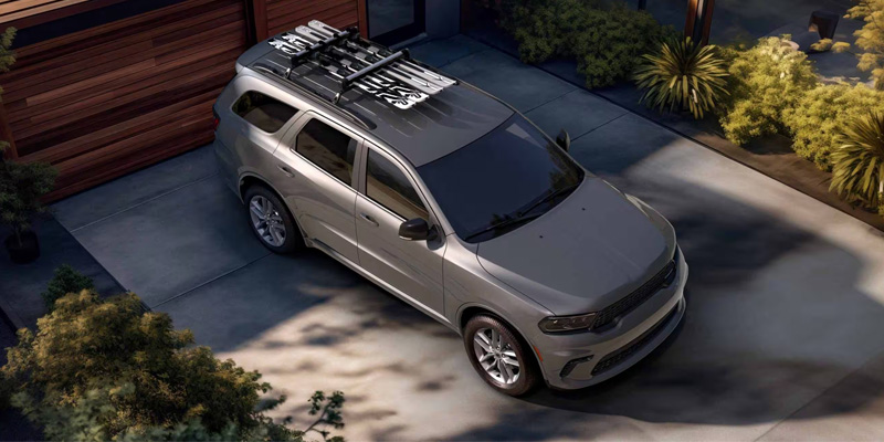 2026 White Dodge Durango parked outside the house